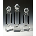 10 1/2" World Globe Optical Crystal Award